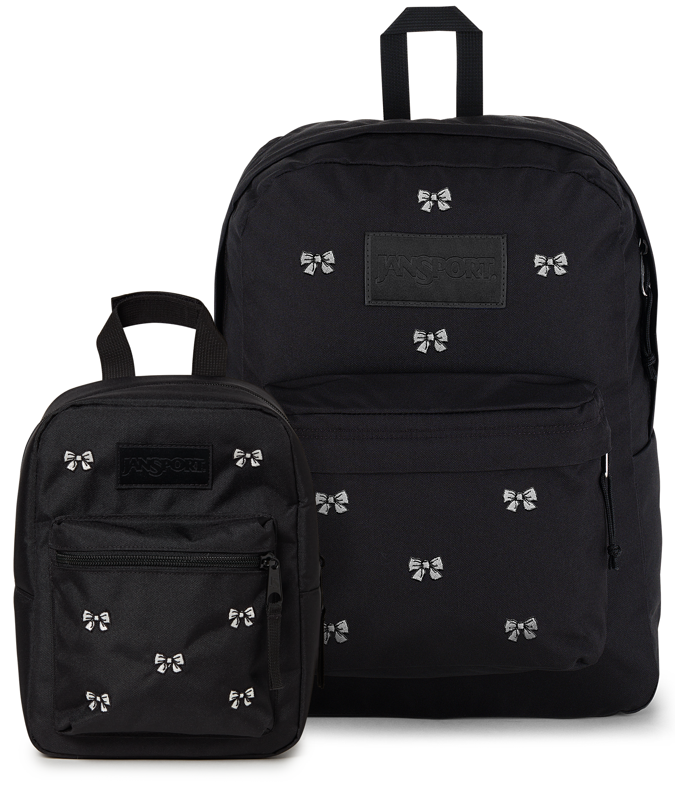 SuperBreak® Plus Embroidered Bows Black Set